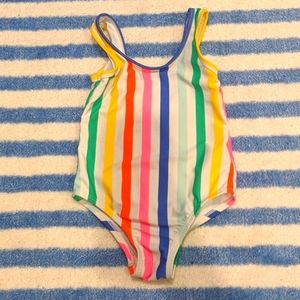 Cabana stripe swimsuit